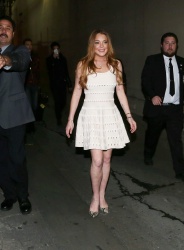 Lindsay Lohan - Lindsay Lohan - arriving to 'Jimmy Kimmel Live!' in Hollywood, February 3, 2015 - 39xHQ BXi176nj