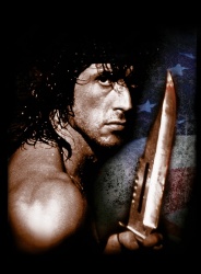 Sylvester Stallone - Промо стиль и постер к фильму "Rambo: First Blood (Рэмбо: Первая кровь)", 1982 (27хHQ) MvqxXsF8