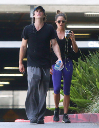 Ian Somerhalder & Nikki Reed - Seen leaving a gym in Los Angeles (July 25, 2014) - 9xHQ OOjsGEFz