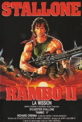 Sylvester Stallone - Промо стиль и постеры к фильму "Rambo: First Blood Part II (Рэмбо: Первая кровь 2)", 1985 (10хHQ) PM3f0Onb
