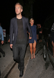 Calvin Harris and Rita Ora - leaving 1 OAK nightclub in Los Angeles - January 25, 2014 - 25xHQ USyk7OVo