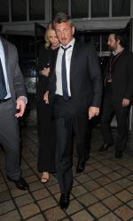 Charlize Theron and Sean Penn - seen leaving Royal Festival Hall. London - February 16, 2015 (153xHQ) X3ENNbo9