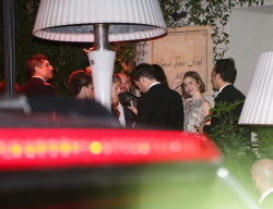 Lily Collins - Leaving a Golden Globes after party in West Hollywood, 11 января 2015 (9xHQ) ZWtrmZ59