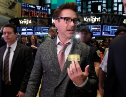 Robert Downey Jr. - Rings The NYSE Opening Bell In Celebration Of "Iron Man 3" 2013 - 24xHQ IBSpgtEb
