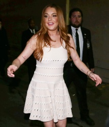 Lindsay Lohan - Lindsay Lohan - arriving to 'Jimmy Kimmel Live!' in Hollywood, February 3, 2015 - 39xHQ SPrWEWyR