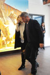 Sean Penn and Charlize Theron - depart from Rome after a Valentine's Day weekend - February 15, 2015 (37xHQ) Xd2IfQty
